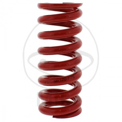 Ressort Amortisseur YSS MOLLA NOIR 46-10-15-200 NP - Progressive, Double, Pour Moto/custom
