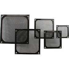 Lüftergitter Aluminiumfilter Schwarz 60,80,9...