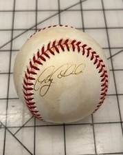 Craig Counsell / Kurt Abbott ~ Autographed / Signed Baseball ~ 1997 Marlins