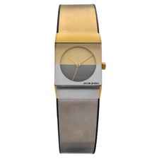 Jacob Jensen Classic Series 523 Steel/Titanium Rectangle Quartz Women's Watch