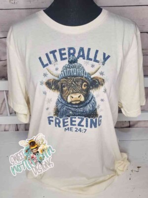 Literally Freezing 24:7 Sublimated T-shirt