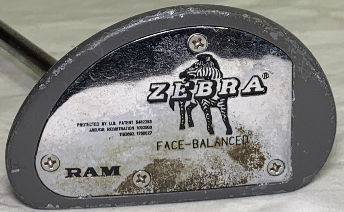 【希少モデル】ZEBRA RAM GOLF パター U.S.A. 右打ち 希少モデル】ZEBRA RAM GOLF パター U.S.A. 右打ち
