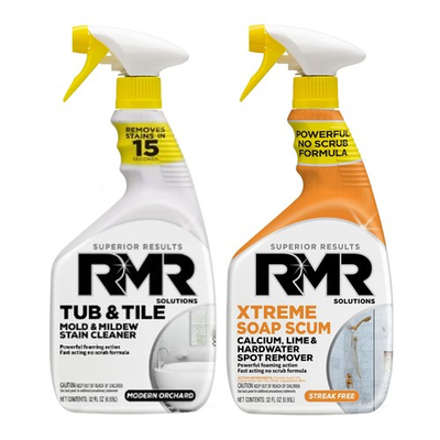 #ad Cleaner 2 Step Deep Clean Tub Tile Soap Scum 32 Fl Oz Pack of Bathroom Bundle $51.99
