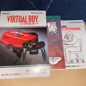 Nintendo Virtual Boy VB Console VUE-S-RA with Box Tested