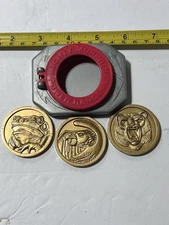 Mighty Morphin Power Rangers Morpher 3 Coins Frog Eagle Bear Toy
