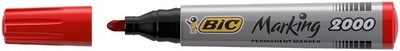 BIC Permanent Marker Marking 2000 Ecolutions rot