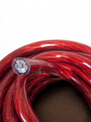  0 AWG Car Audio Power Ground Wire 16.5mm Diameter High Performance Power Cable