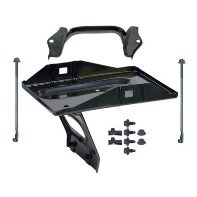 1963-65 Falcon Battery Tray Kit with Bracket 24F Clamp Futura Sprint New
