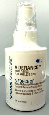 Serious Skincare A Defiance A Force XR Retinol Serum 2 Oz. AntiAging NIB SEALED