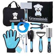 All In One Pet Grooming Kit For Dogs,Cats.Dog Grooming Supplies With Flea Comb