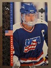 1995-96 Upper Deck Adam Deadmarsh Be a Player Auto World Class United States