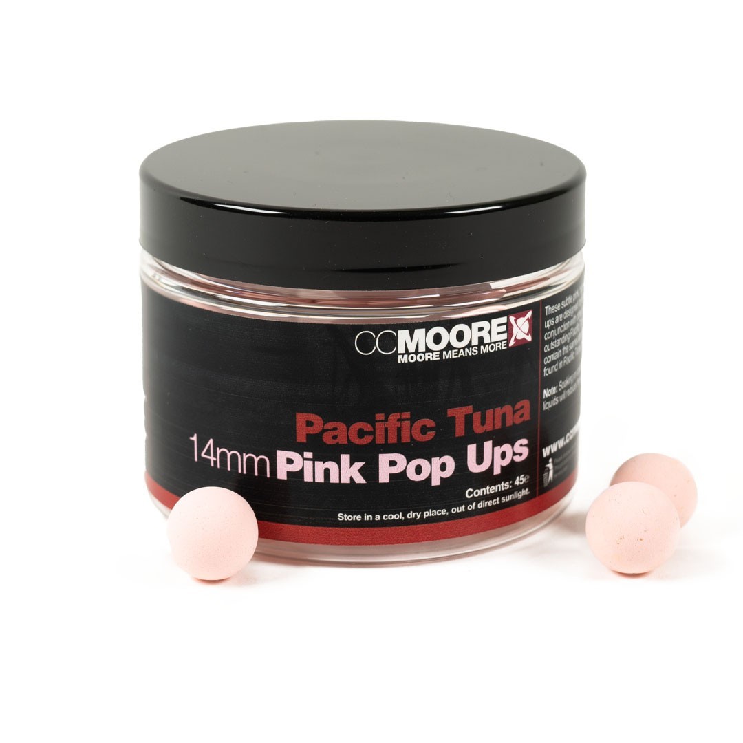 CC Moore Pacific Tuna Pink Pop Ups- Carp Fishing- All Sizes
