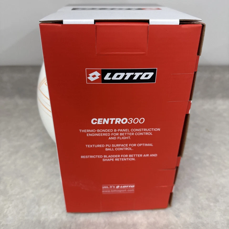 Pelota de fútbol Lotto Centro 300 termo-unida agarre de PU entrenamiento talla 5 duradera NUEVO Foto 3 de 4