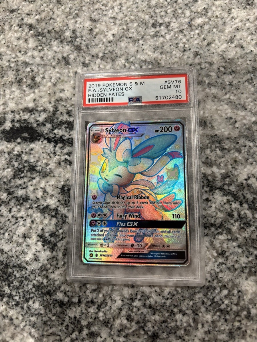 Sylveon GX SV76/SV94 Hidden Fates: Shiny Vault Holo for sale
