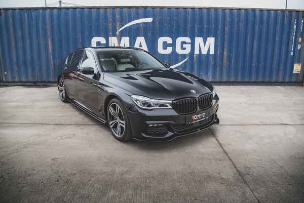 Maxton Design Frontlippe V.1 Passend FüR Bmw 7 M-Paket G11 /G12 Schwarz Hochglan-image