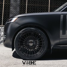 24 Mv Forged Mvf40 Black 24x10 Concave Wheels Rims Fits Range Rover