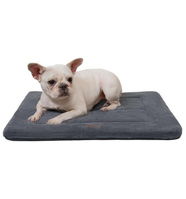 MADE 4 PETS Dog Crate Pad Bed for Small Dogs, 24''L x 18''W x 1''Th, Dark Gray 