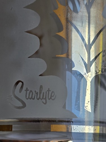 Set Of 4 VTG Libbey Starlyte Frosted/Silver Foliage Drinking Tumblers Glasses - Picture 7 of 11