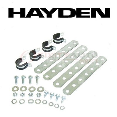 Hayden Engine Oil Cooler Mounting Kit for 1942 Cadillac Series 67 - Belts mi