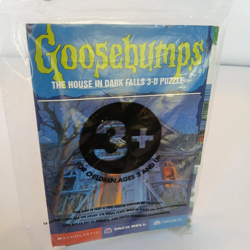 Rompecabezas 3D Taco Bell Goosebumps The House in Dark Falls 1997 Scholastic Foto 2 de 4