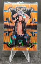 2024 Panini Select WWE Orange Flash Prizm #19 AJ Styles Wrestling Card
