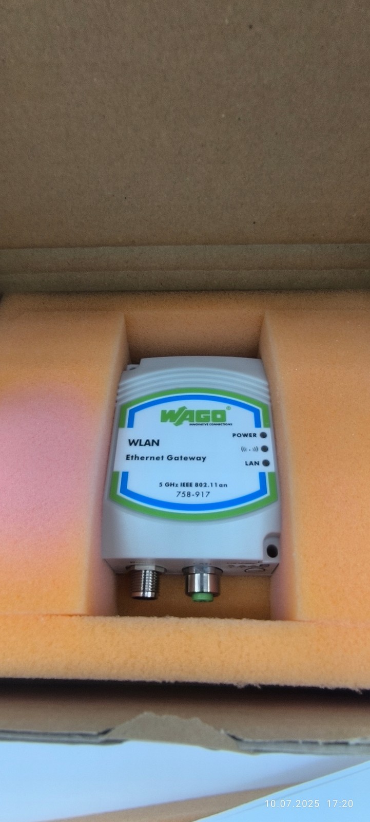 WAGO Wi-Fi Ethernet Gateway 758-917 5GHz 24V DC