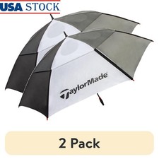 Automatic Open Golf Umbrella 68 Inch Vented Windproof Fiberglass Frame Durable