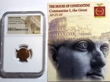 GREAT GIFT Authentic Roman Coin Constantine I AD 307-337 NGC Certified & COA