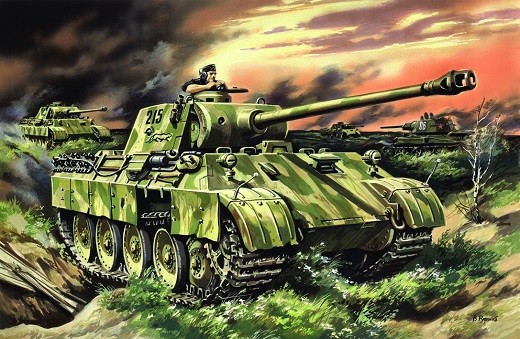 ICM 35361 - 1/35 WWII German Pzkpfw V Panther Ausf. D - New