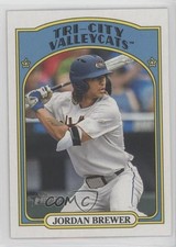 2021 Topps Heritage Minor League Edition Jordan Brewer #67 0o1