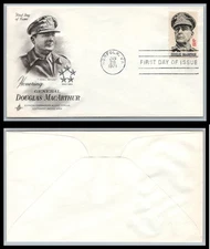 US FDC # 1424 6c Gen. MacArthur  ArtCraft   1971, 9p9543