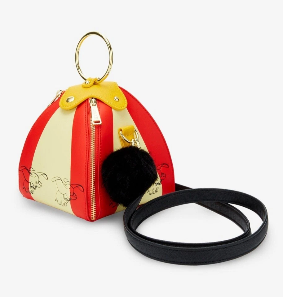¡NUEVO! ¡Bolso Bandolera Loungefly Disney Clásico Dumbo Circo Tienda Figura! Foto 2 de 4