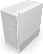 NZXT Computer Case H5 FLOW RGB Mid Tower Ultra-Clear TG White Model CC-H52FW-R1