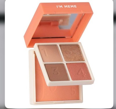 I m MEME Eye Shadow Multi Cube Hello Peach New In Box MSRP $26 Korean brand 