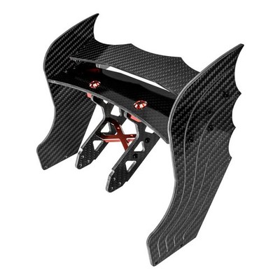 Carbon Fiber Rear Tail Wing + Spoiler Wing for ARRMA F1 LIMITLESS 1/7 RC Car]