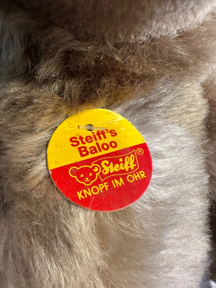 Steiff edição limitada assinado "Baloo" 548/2500 - Imagem 3 de 4