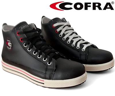 HERREN COFRA DUNK BASEBALL SICHERHEIT STAHLKAPPE SNEAKER ARBEITSSCHUH SNEAKER STIEFEL GR.