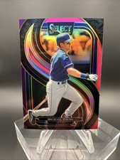 2025 Panini Select - Premier #136 Michael Young Pink Prizm /199 Rangers
