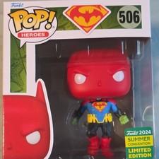 Funko Pop! Vinyl Batman/Superman Fusion #506 DC 2024 Summer Convention Exclusive