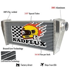 31x12x4 Universal Full Aluminum Turbo Intercooler 3 Inoutlet 5-50psi 1000hp