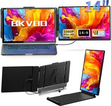 14" Laptop Screen Extender Dual Portable Monitor FHD 1080P USB-C HDMI