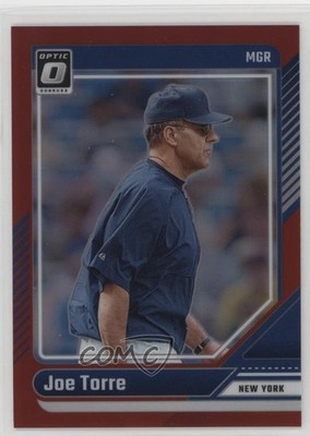 2024 Panini Donruss Optic Red Prizm /99 Joe Torre #99 HOF 0hv6
