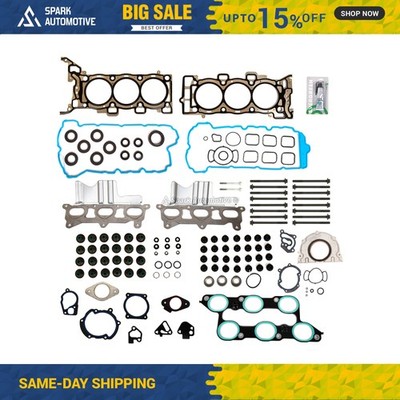 Full Gasket Set Head Bolts Fit 09-16 Buick Enclave Chevrolet Tranverse GMC 3.6L