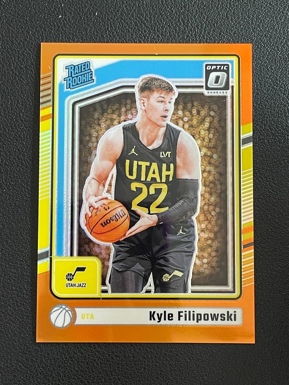 Kyle Filipowski 2024-25 Panini Donruss Optic RC Rated Rookies Orange /175 #300