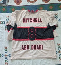 UAE IIHF Abu Dhabi Scorpions XXL Imedge Match Worn Shirt Jersey #8 Mitchell
