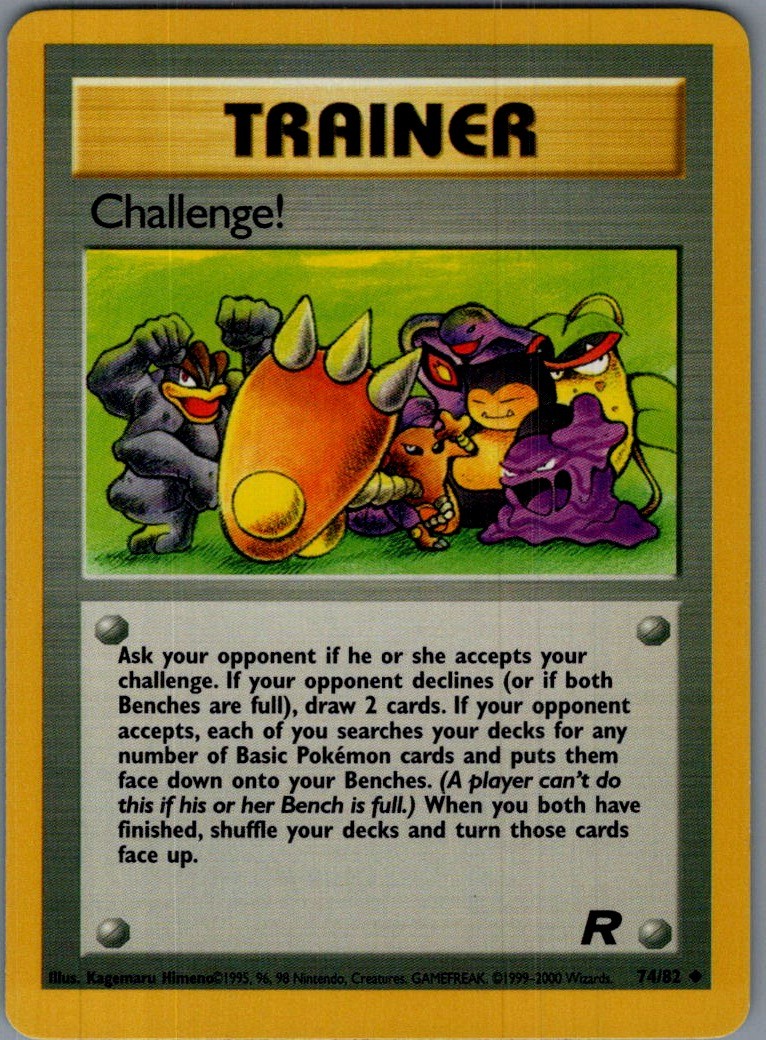 Challenge! Uncommon Unlimited Team Rocket 74/82 NM