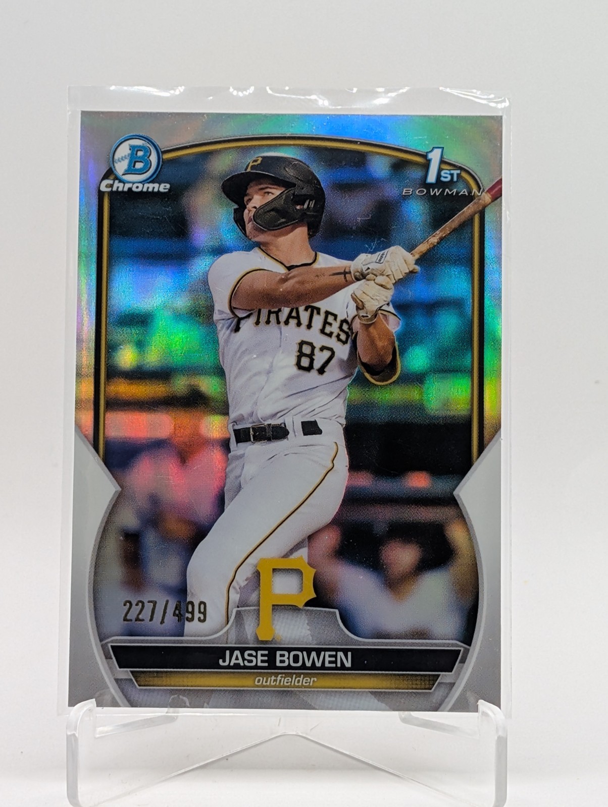 2023 Bowman - Chrome Prospects Jase Bowen #BCP-146 Refractor /499 (RC)