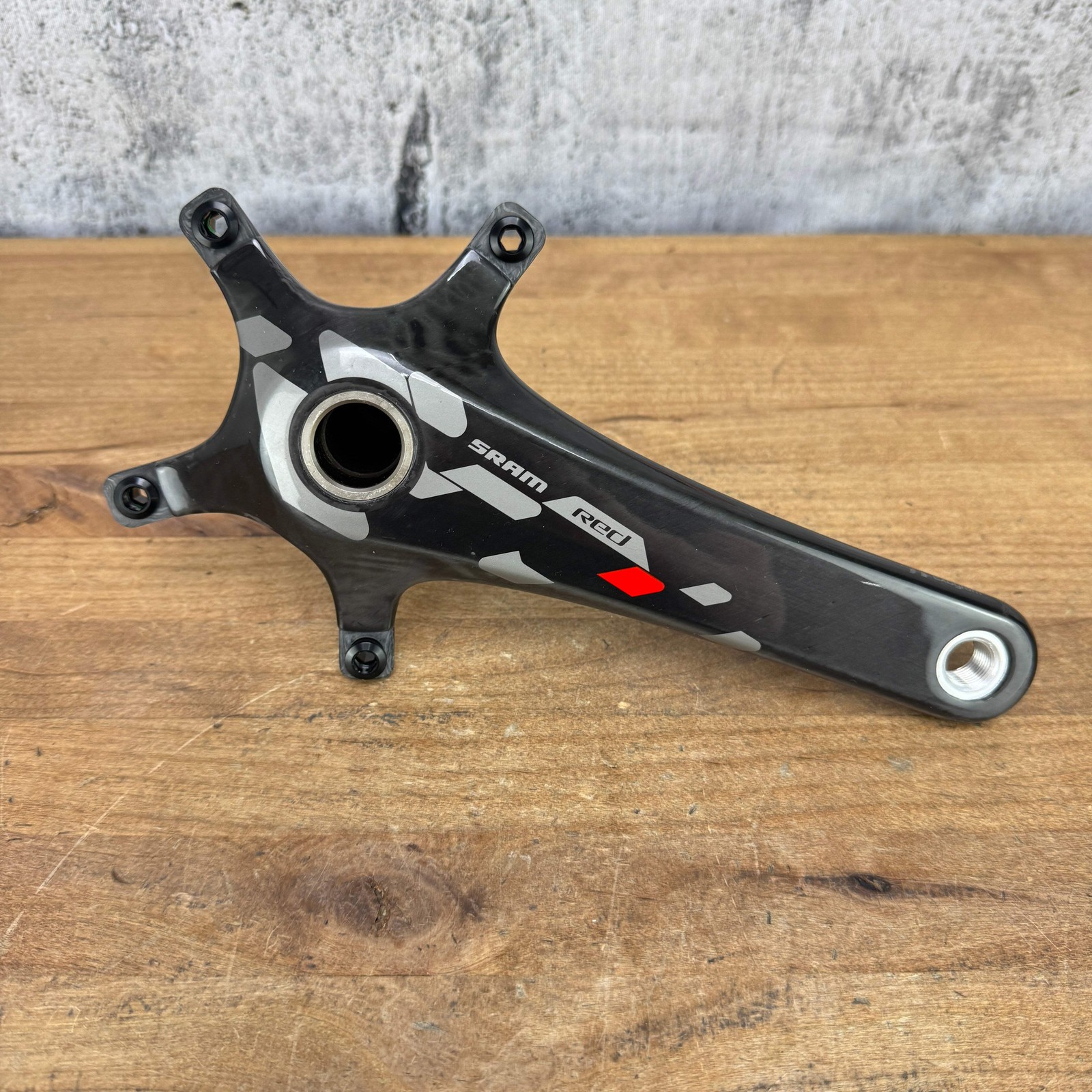New! SRAM Red 22 5-Bolt 130BCD Carbon Right Side Crankset Cr