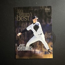 2000 Topps - 20th Century's Best Roger Clemens #472