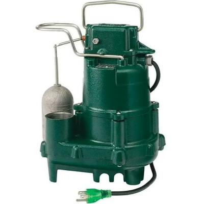#ad Zoeller 1 2 Hp Submersible Sump Pump System $281.99